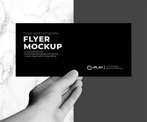Download Horizontal Flyers PSD Mockup (Free) by