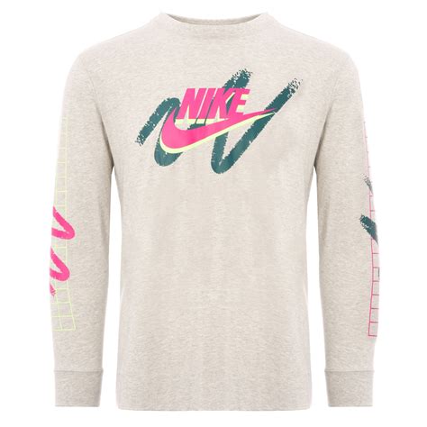 Download Nike Womens Archive Long Sleeve T-Shirt | Grey | US Stockists