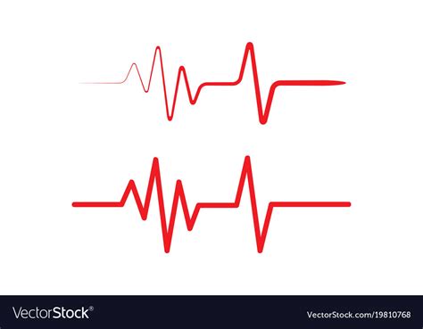 Health Medical Heartbeat Pulse Royalty Free Vector Image