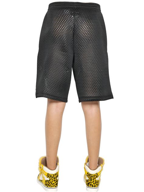 Jeremy Scott For Adidas Neoprene Mesh Shorts In Black For Men Lyst