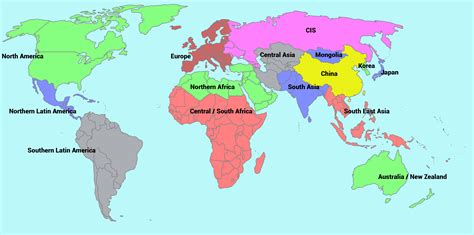 Khafdesign North America Countries And Regions Capitals