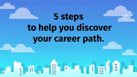 5 Steps To Help You Discover Your Career Path Youtube