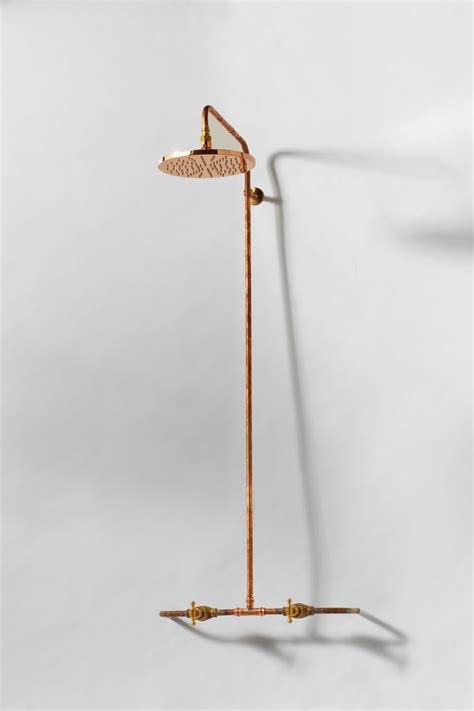 Outdoor Copper Shower — Or Ca Design Copper Shower Head Shower Fittings Outdoor Shower