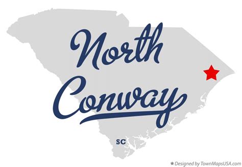 Map Of North Conway Sc South Carolina