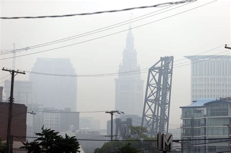 Air Quality Remains Poor In Cleveland Area As Canadian Wildfire Smoke