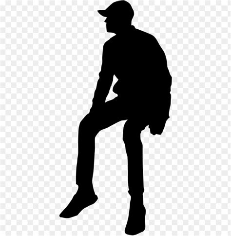 Free Download Hd Png File Size Human Sitting Silhouette Png Image