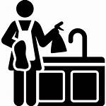Cleaning Icon Icons Housekeeping Premium Maid Cleaner