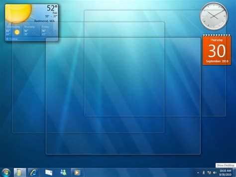 Windows Aero Taskbar