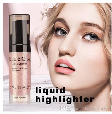 Sace Lady Face Highlighter Cream Liquid Illuminator Makeup Shimmer Glow