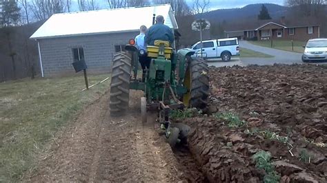 Plowing The Garden With John Deere 2520 Youtube