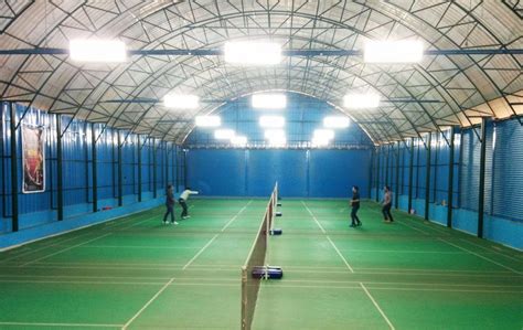 A badminton court's lines are typically 38mm thick (1.5). Pro-Club-Badminton-Arena, Bangalore - Book This Venue on ...