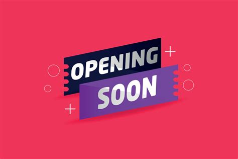 Opening Soon Banner Template Design Vector 23345956 Vector Art At Vecteezy