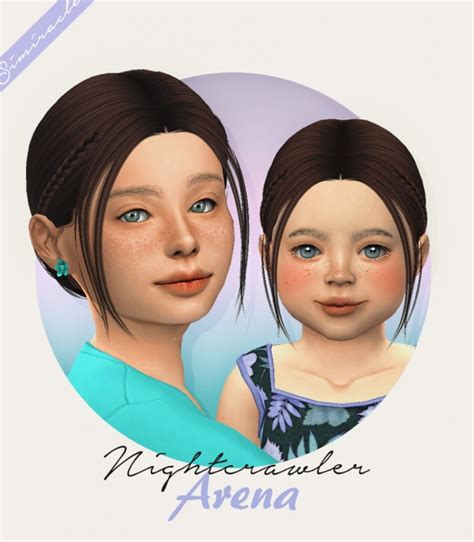 Nightcrawler Pumpkin Hair For Kids And Toddlers At Simiracle Sims 4