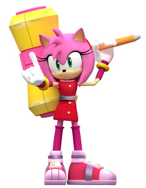 Sonic Boom Amy Render By Nibrocrock Sonic Boom Amy Sonic Dash Sonic