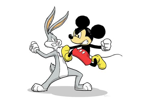 See more ideas about bunny house, bunny cages, rabbit hutches. Bugs Bunny vs Mickey Mouse