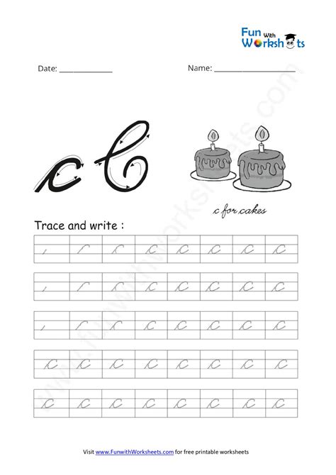 Cursive Letter Tracing Worksheets Lowercase Letters A Z Supplyme Free
