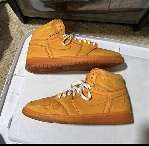 Nike Air Jordan 1 Retro High Gatorade Orange Peel Siz Gem