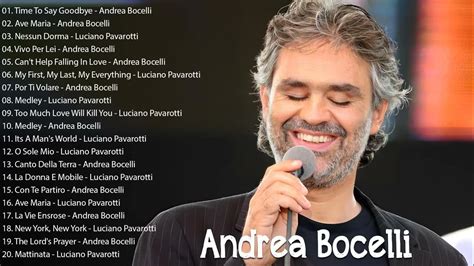 Andrea Bocelli Luciano Pavarotti Greatest Hits 2023🎼best Songs Of