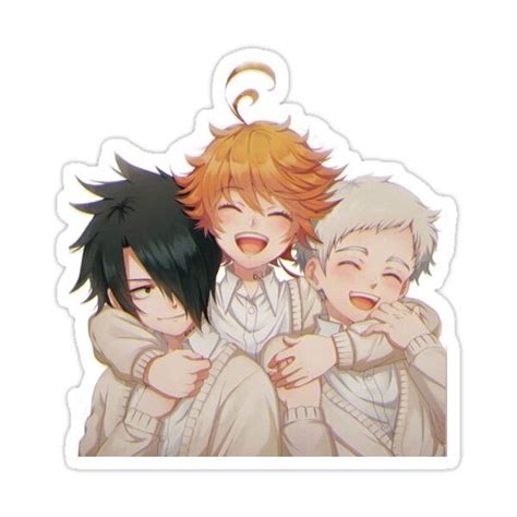 The Promised Neverland Happy Moment Sticker By Abdurahman En 2021