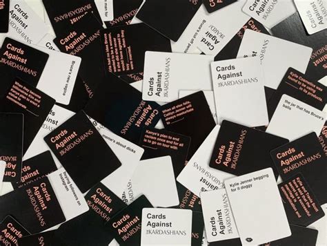 Cards against kardashians is a parody, unofficial version of cards against humanity that was created by kardashian's fans. Cards Against Kardashians: Keeping Up With The Kardashians ...