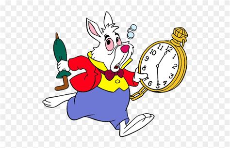 White Rabbit Alice In Wonderland Free Transparent Png Clipart Images