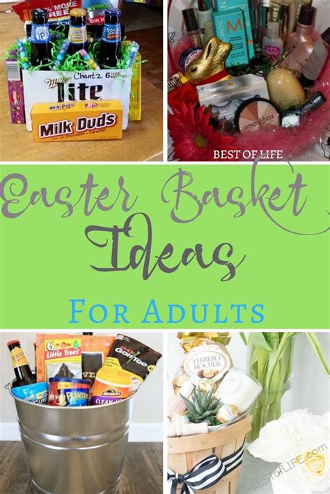 Easter Basket Ideas For Adults Adult T Basket Adult Easter Baskets Easter Baskets