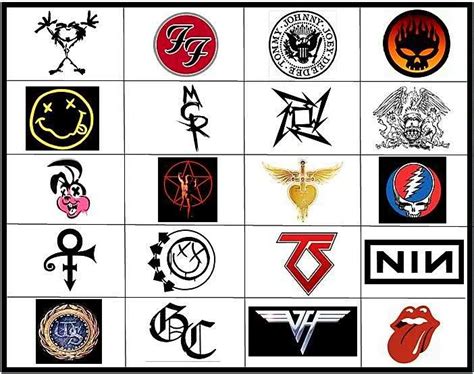 Name The Groups The Bands Go To The Rock Rock And Roll Punk Logo