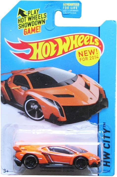 2014 Hot Wheels Hw City Lamborghini Veneno Orange By Mattel Uk Toys And Games