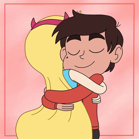 Star Butterfly And Marco Diaz Are Hugging By Deaf Machbot On Deviantart