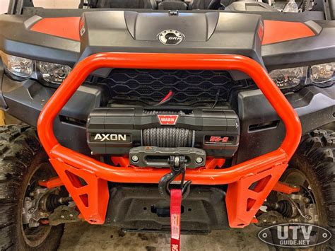 Warn Axon 55 S Winch Installation On Our Can Am Defender Xt P Utv Guide