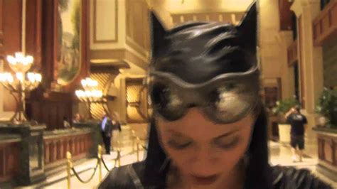Catwoman Kicks At Camera W Abraham Lincoln Vampire Hunter San Diego