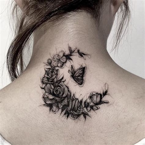 60 Awesome Neck Tattoos Cuded Butterfly Neck Tattoo Neck Tattoo