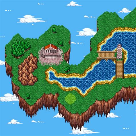 World Map Tileset By Alexdraws