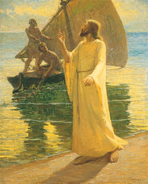 Christ Calling Peter and Andrew by James T. Harwood