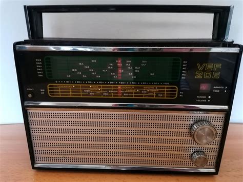 Vintage Radio Vef 206 Radio Transistor Soviet Radio 70s Vintage