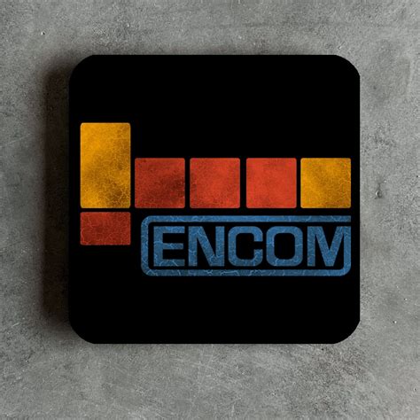 Encom Tron Movie Inspired Coaster