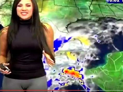 Weather Girl Forecast Goes Viral After Viewers Spot Camel Toe Bandt