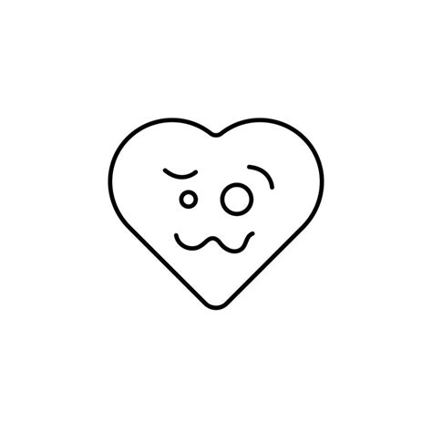 Emoji Nervous Vector Icon Illustration Vector Art At Vecteezy