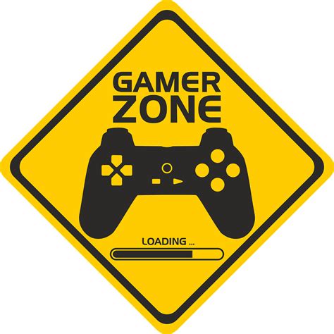 Signal Gamer Zone Area Players Free Vector Graphic On Pixabay