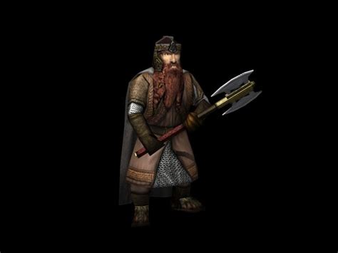 Tdh Renders Gimli Son Of Gloin Image The Dwarf Holds Mod For Battle