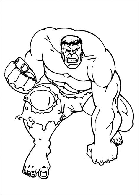 Ausmalbilder Hulk Kostenlos Ausmalbilder