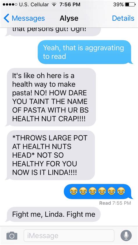 She Takes Her Pasta Very Seriously Amusing Funny Messages