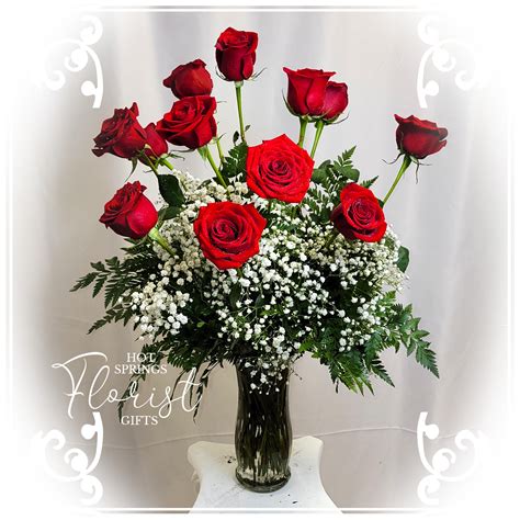 One Dozen Red Roses Hot Springs Florist Ts