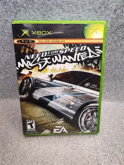 NEED FOR SPEED Most Wanted Microsoft Original Xbox Complete CIB TESTED PicClick