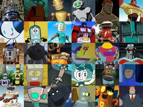 Robots Animated Cartoon Characters