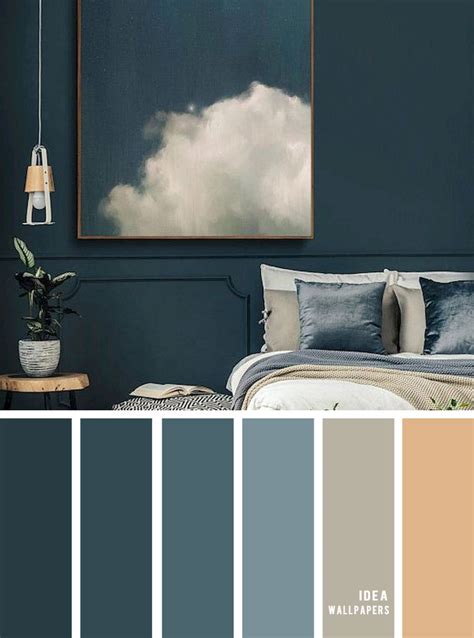 25 Best Color Schemes For Your Bedroom Dark Blue With