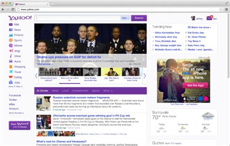 More Modern Yahoo Homepage Starts To Roll Out