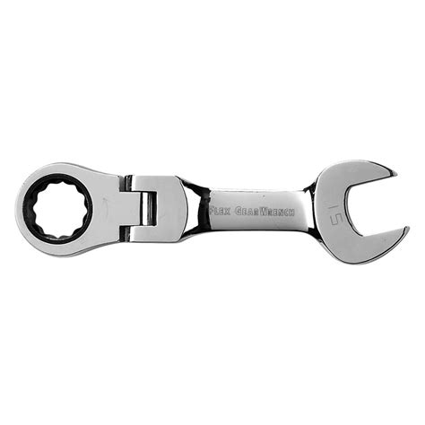 Gearwrench® 9556 15mm Stubby Flex Head Combination Ratcheting Wrench