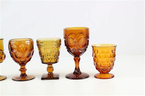 Amber Goblets — Otis Pearl Partywares