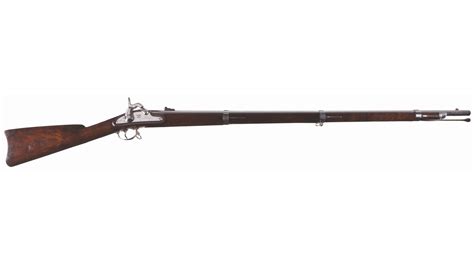 Civil War Us Springfield Model 1861 Percussion Rifle Musket Rock